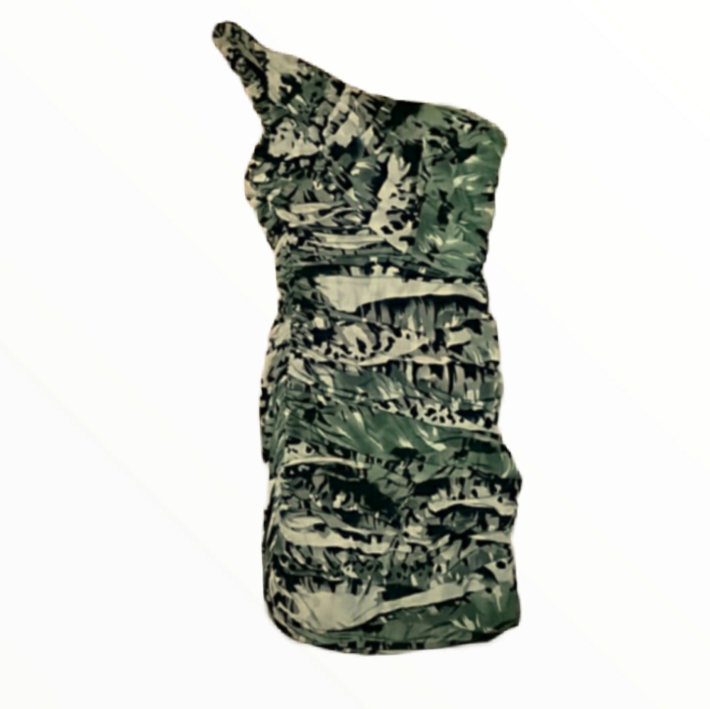 One shoulder mini dress